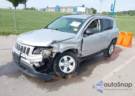 2014 Jeep Compass Sport z USA, uszkodzony, nr VIN 1C4NJCBAXED523634
